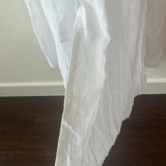 NWT J. Crew Seamed linen dress with removable belt, size Medium - Picture 10 of 12